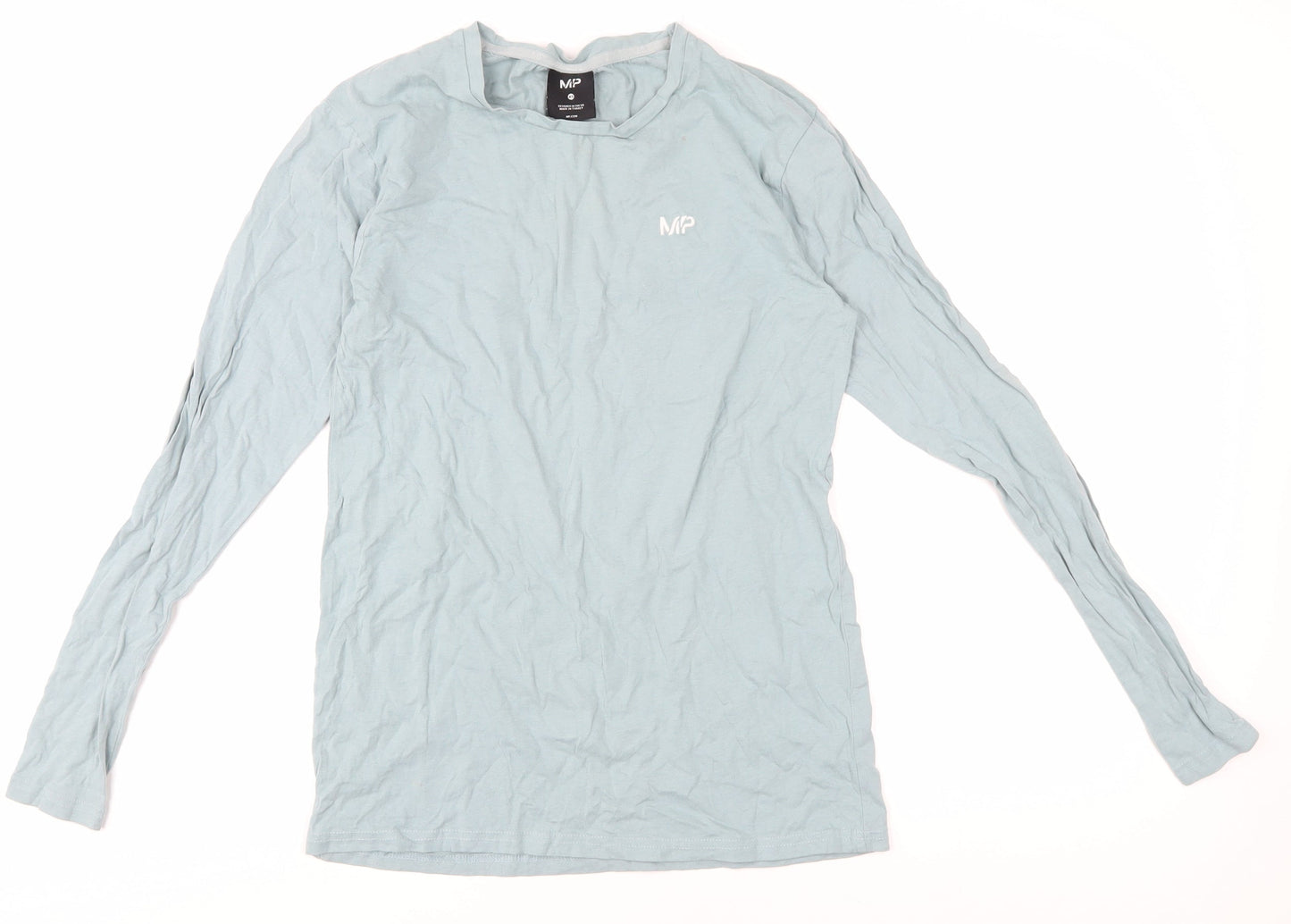 MP Men's Blue XS Long Sleeve Crew Neck T-Shirt