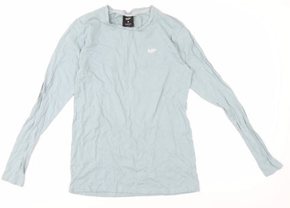 MP Men's Blue XS Long Sleeve Crew Neck T-Shirt