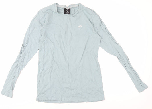 MP Men's Blue XS Long Sleeve Crew Neck T-Shirt