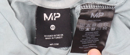 MP Men's Blue XS Long Sleeve Crew Neck T-Shirt