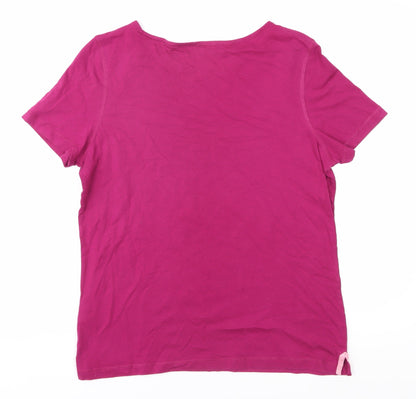 Craghoppers Women's Pink Cotton T-Shirt Size 14