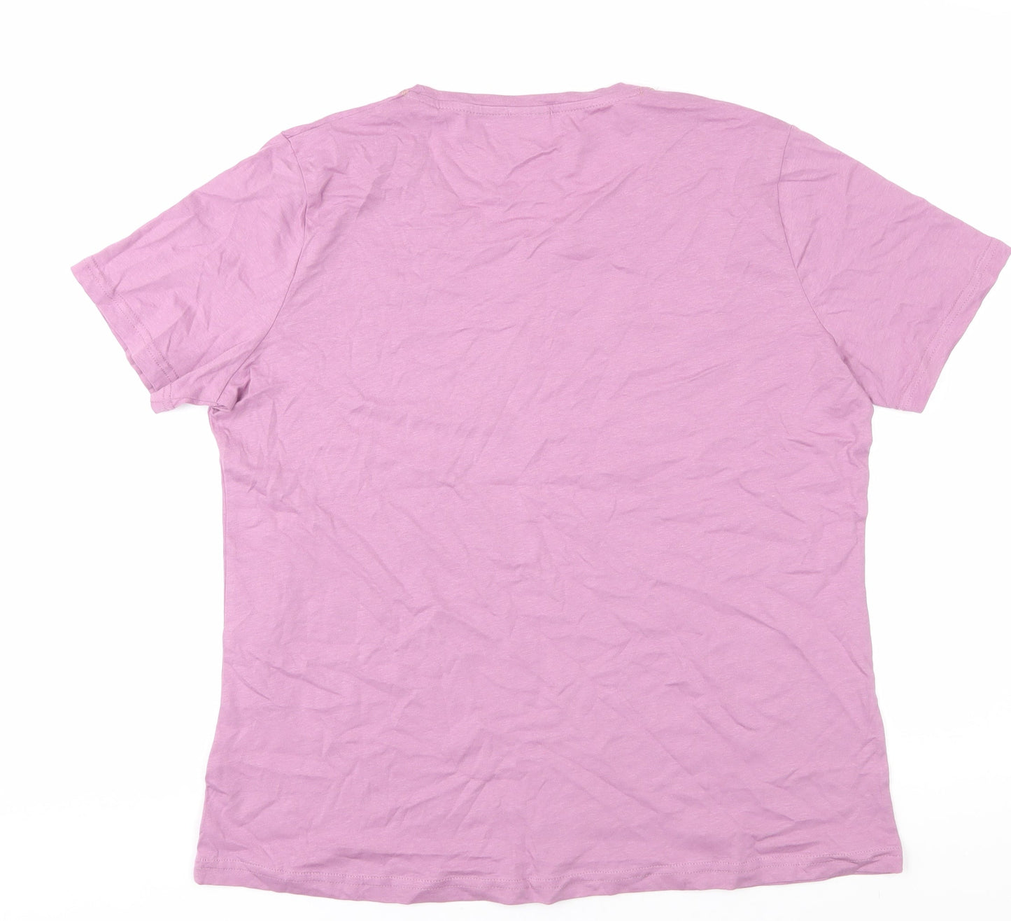 Okaidi Purple Women's T-Shirt M Casual Cotton