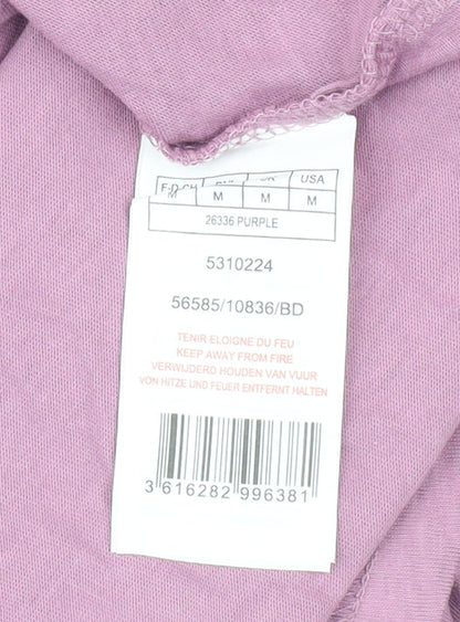 Okaidi Purple Women's T-Shirt M Casual Cotton