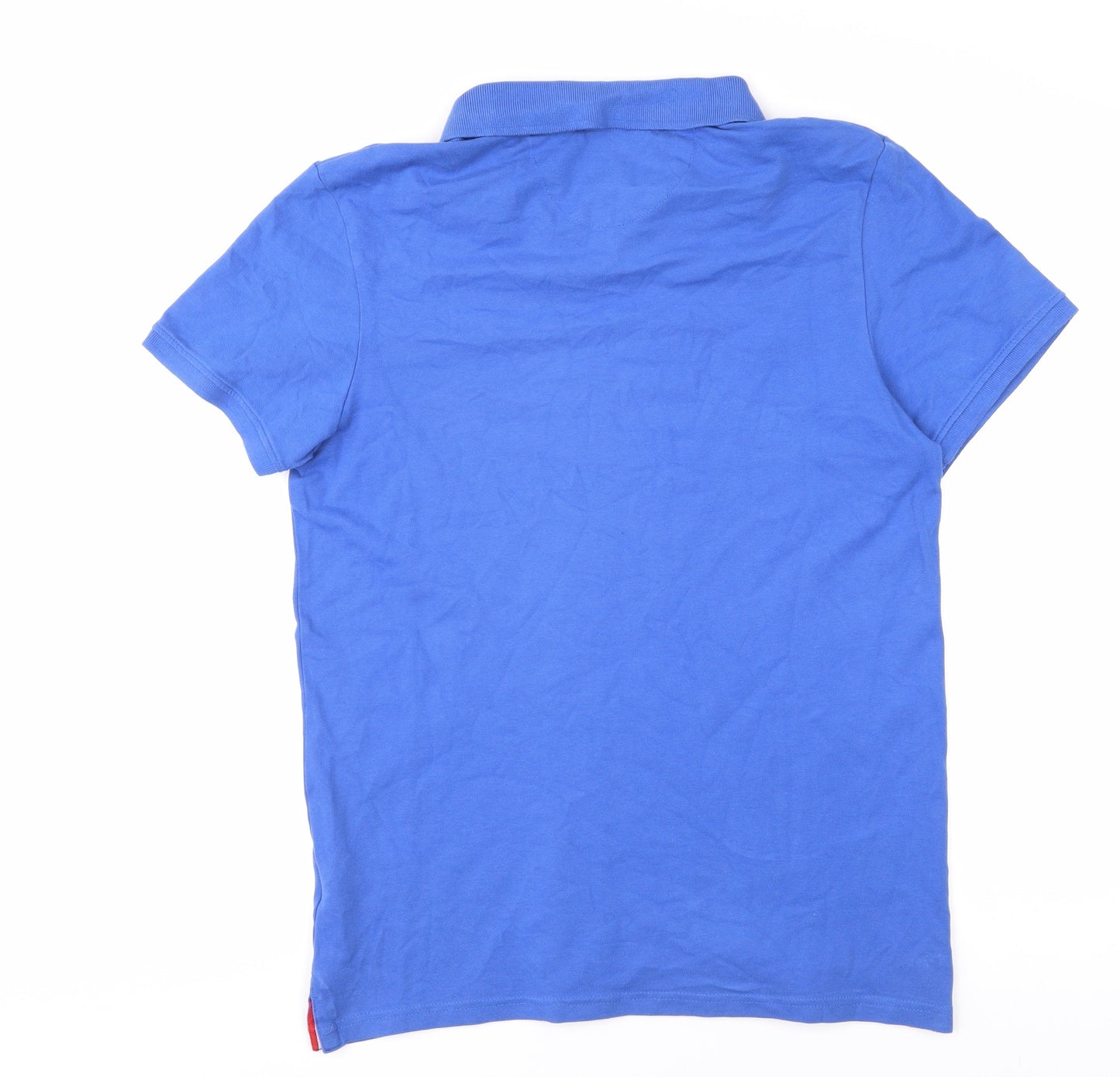 Schott Men's Blue Polo Shirt Short Sleeve S