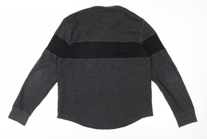 Mens UK Size L American Eagle Grey Pullover Sweatshirt