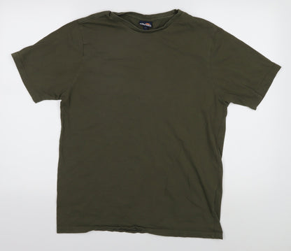 Mens UK Size L ellesse Green  T-Shirt