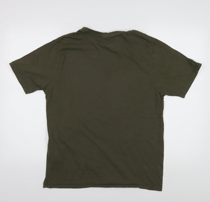 Mens UK Size L ellesse Green  T-Shirt