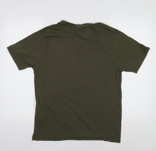Mens UK Size L ellesse Green  T-Shirt