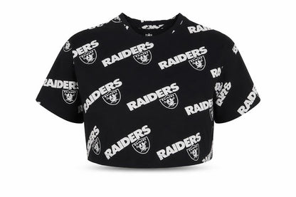 Front view of Primark Black Raiders unisex t-shirt xs