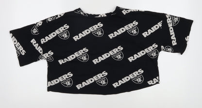 Primark Black Raiders Unisex T-Shirt XS