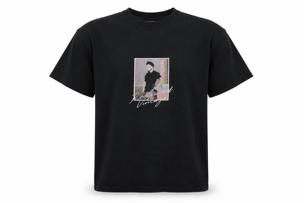 Mens UK Size L Reclaimed Vintage Black  T-Shirt