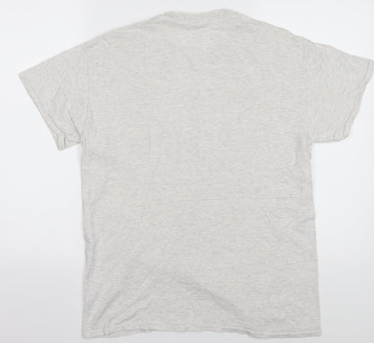 The Simpons Men's Grey Funny Cartoon T-Shirt Size M