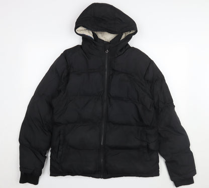 Mens UK Size S SoulCal & Co Black Puffer Jacket