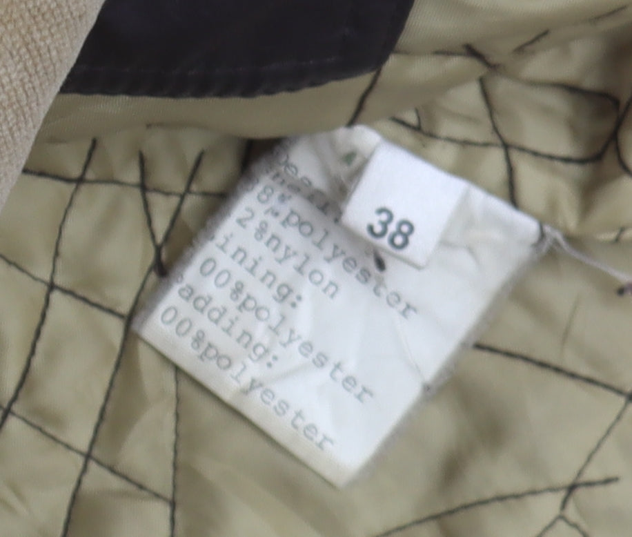 Loft Brown Hooded Rain Coat Women Size 10