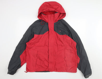 Mens UK Size L mountainlife Red Parka Coat