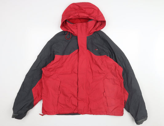 Mens UK Size L mountainlife Red Parka Coat