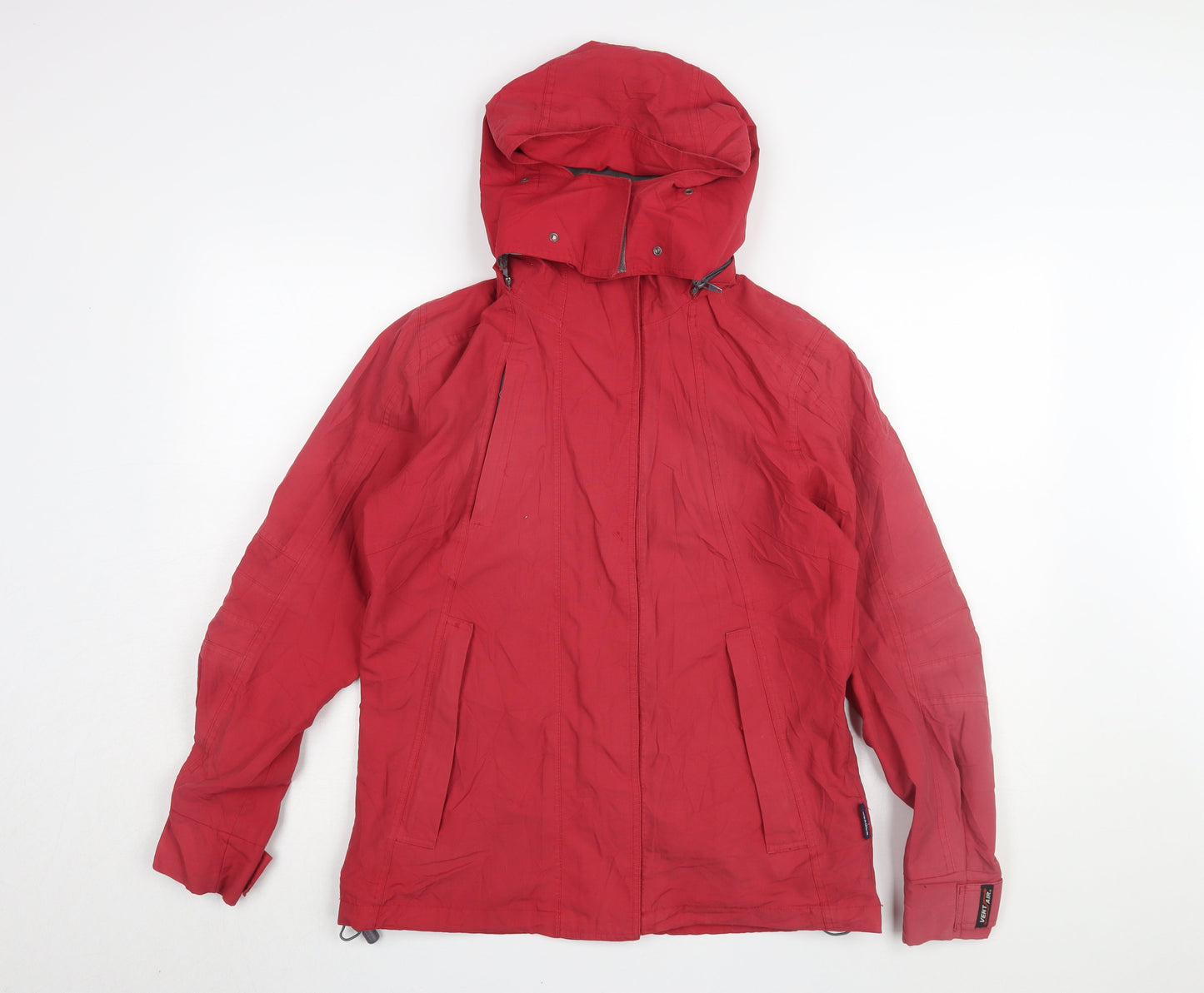James Harvest Women's Red Hooded Jacket S Regular