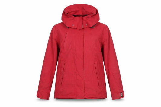 James Harvest Women's Red Hooded Jacket S Regular