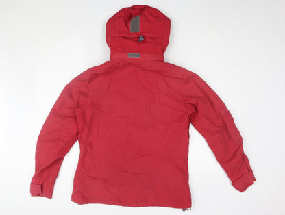 James Harvest Women's Red Hooded Jacket S Regular