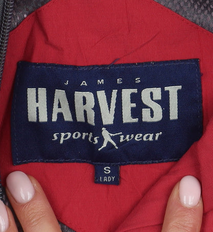James Harvest Women's Red Hooded Jacket S Regular