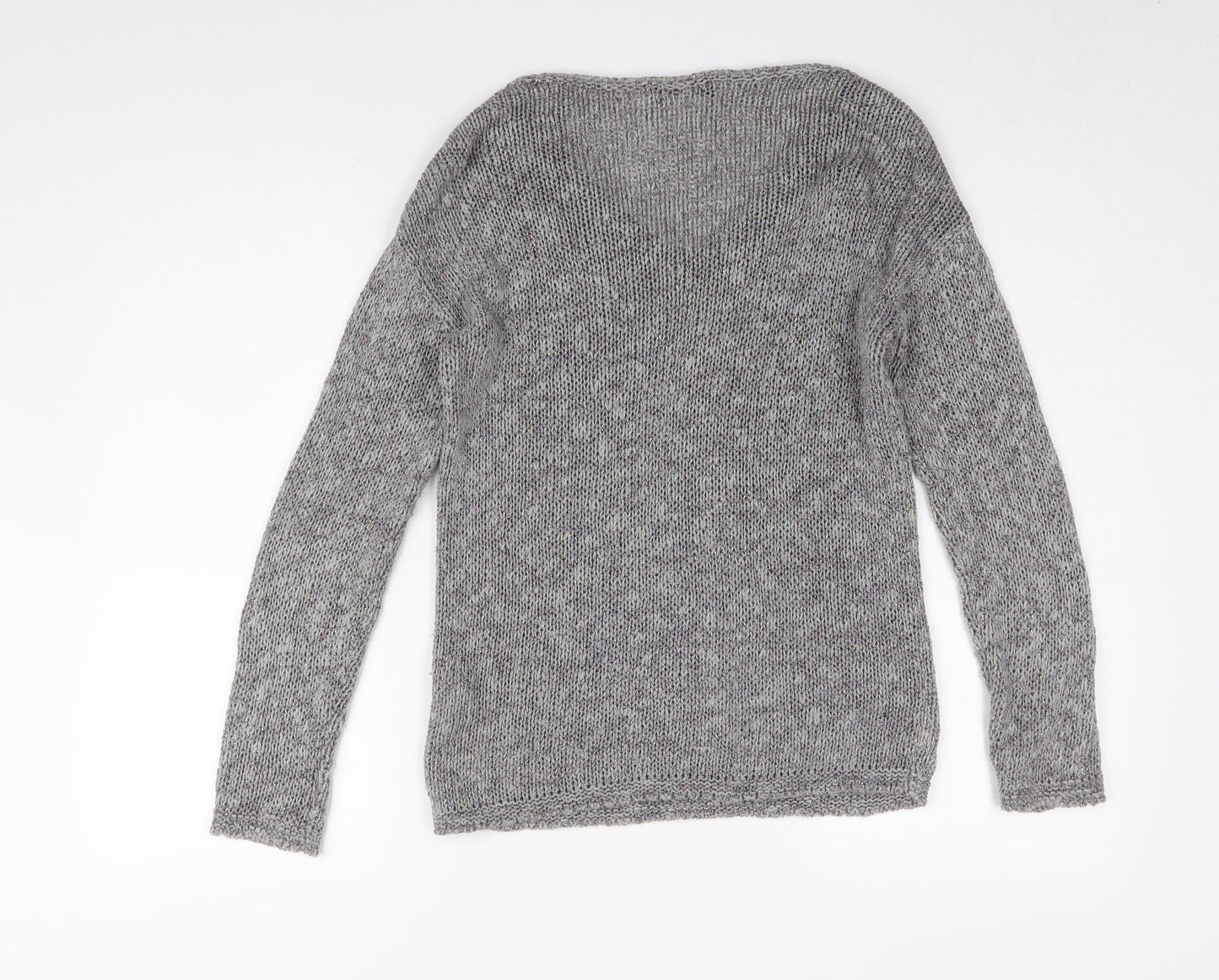 Womens UK Size 10 Marks and Spencer Grey Pullover Jumper