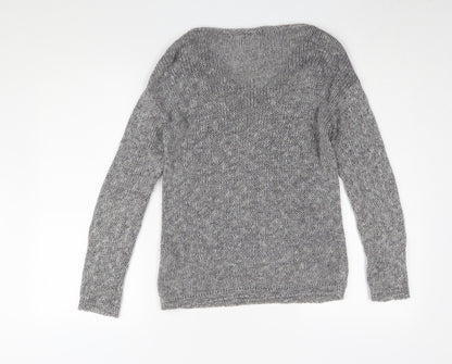 Womens UK Size 10 Marks and Spencer Grey Pullover Jumper