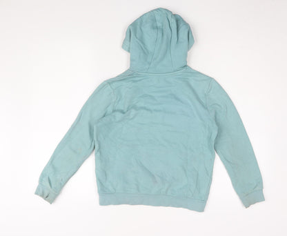 Marks and Spencer Girls Blue Pullover Hoodie 9-10 Years