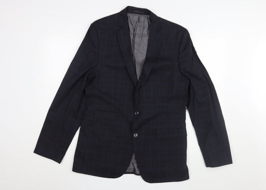 Mens UK Size 40 Zara Regular Black Suit Jacket