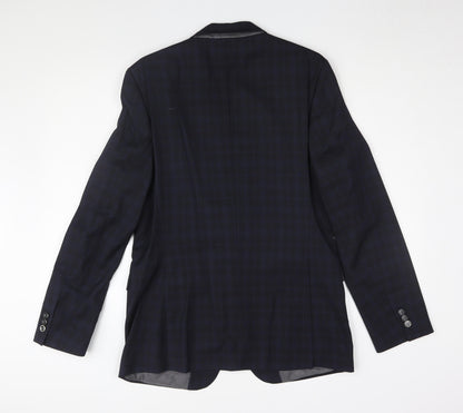 Mens UK Size 40 Zara Regular Black Suit Jacket