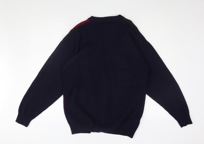 Marks and Spencer Men's Multicoloured Wool Cardigan S