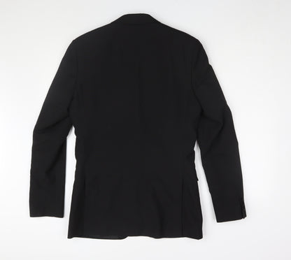 Mens UK Size 36 Occasions Regular Black Suit Tuxedo