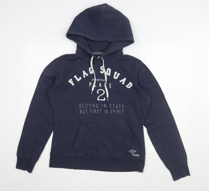 H&M Unisex Blue Pullover Hoodie Size 12