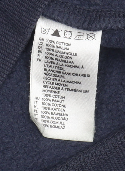 H&M Unisex Blue Pullover Hoodie Size 12