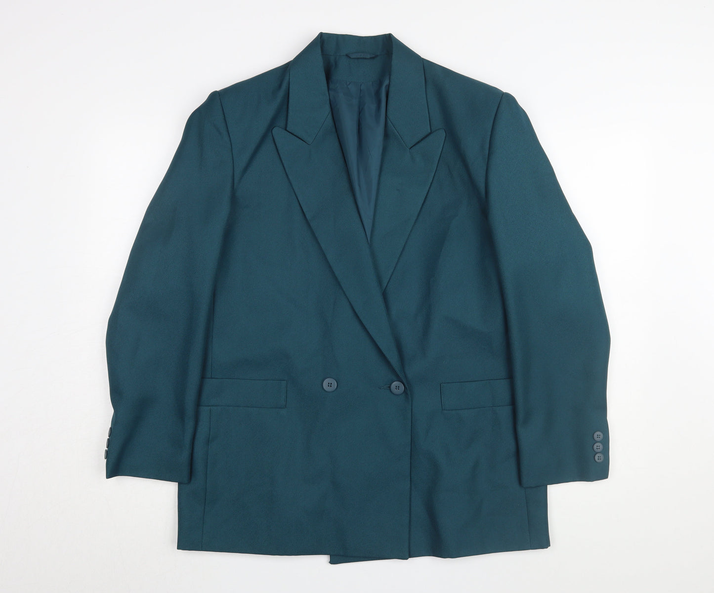 Classic Woman Green Blazer, Women's Size 14, Long, Formal
