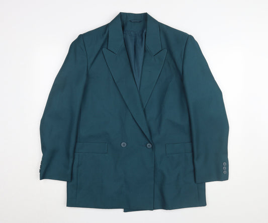 Classic Woman Green Blazer, Women's Size 14, Long, Formal