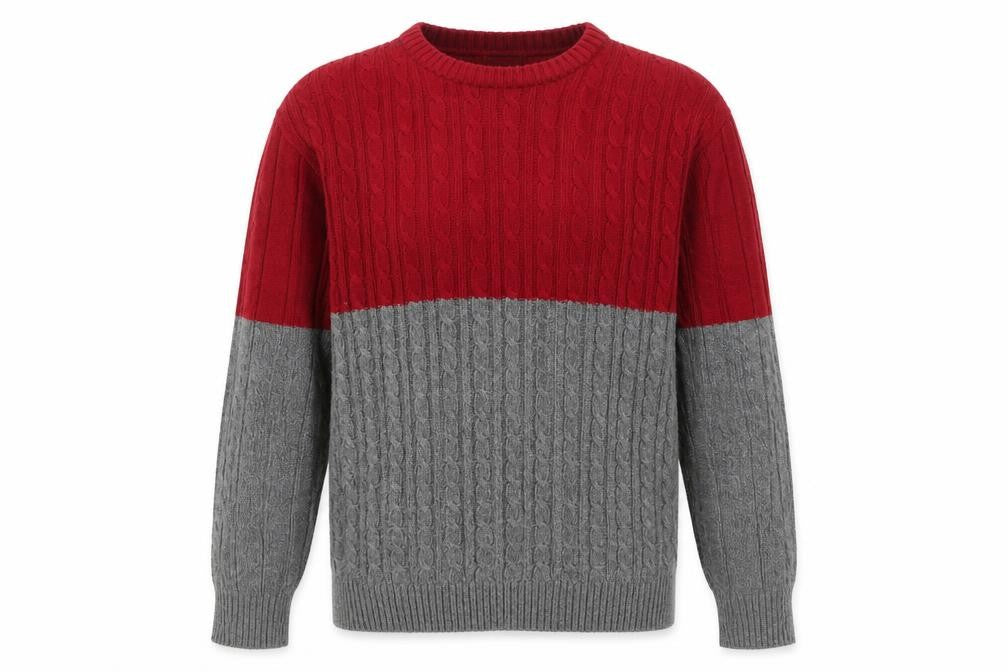 Mens UK Size XL Damart Multicoloured Pullover Jumper