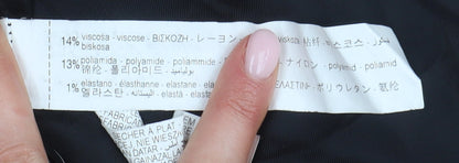 Zara Women's Brown Double-Breasted Blazer XS