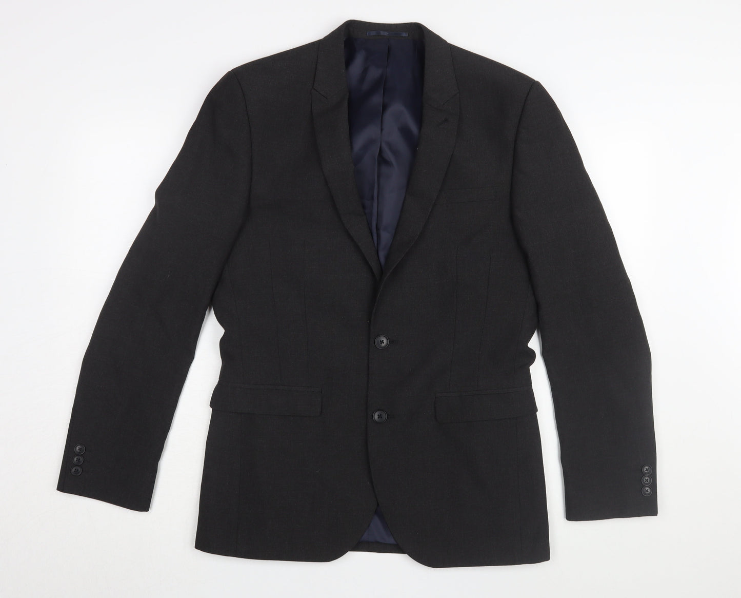 Mens UK Size 38 NEXT Regular Black Suit Jacket