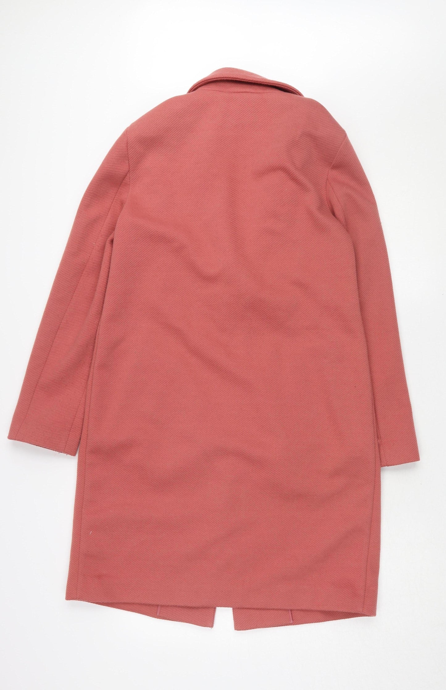 Womens UK Size 10 Marks and Spencer Red Overcoat