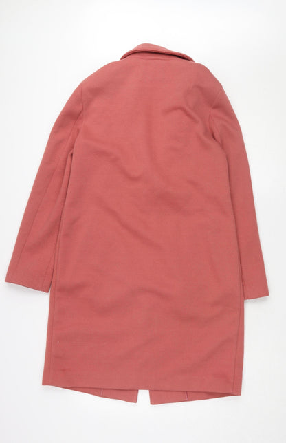 Womens UK Size 10 Marks and Spencer Red Overcoat