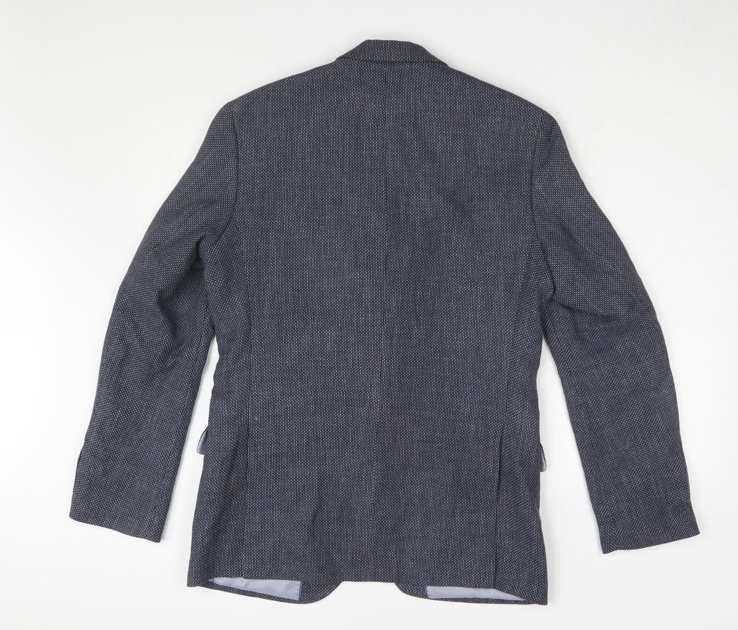 Mens UK Size 38 Marks and Spencer Regular Blue Suit Jacket