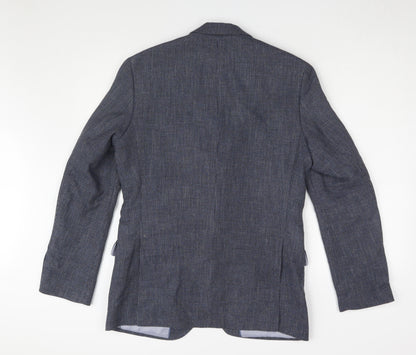 Mens UK Size 38 Marks and Spencer Regular Blue Suit Jacket