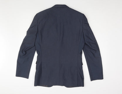 Mens UK Size 36 NEXT Regular Blue Suit 2 Piece