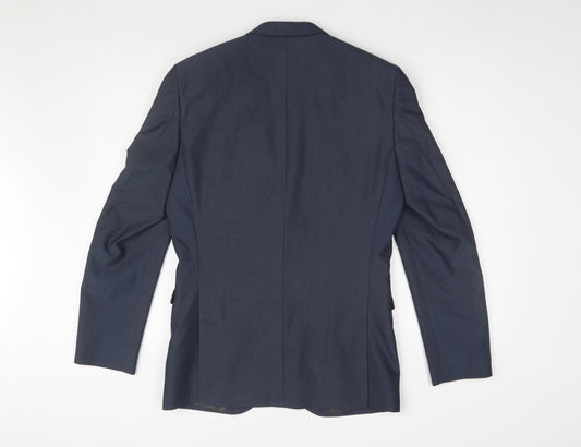 Mens UK Size 36 NEXT Regular Blue Suit 2 Piece