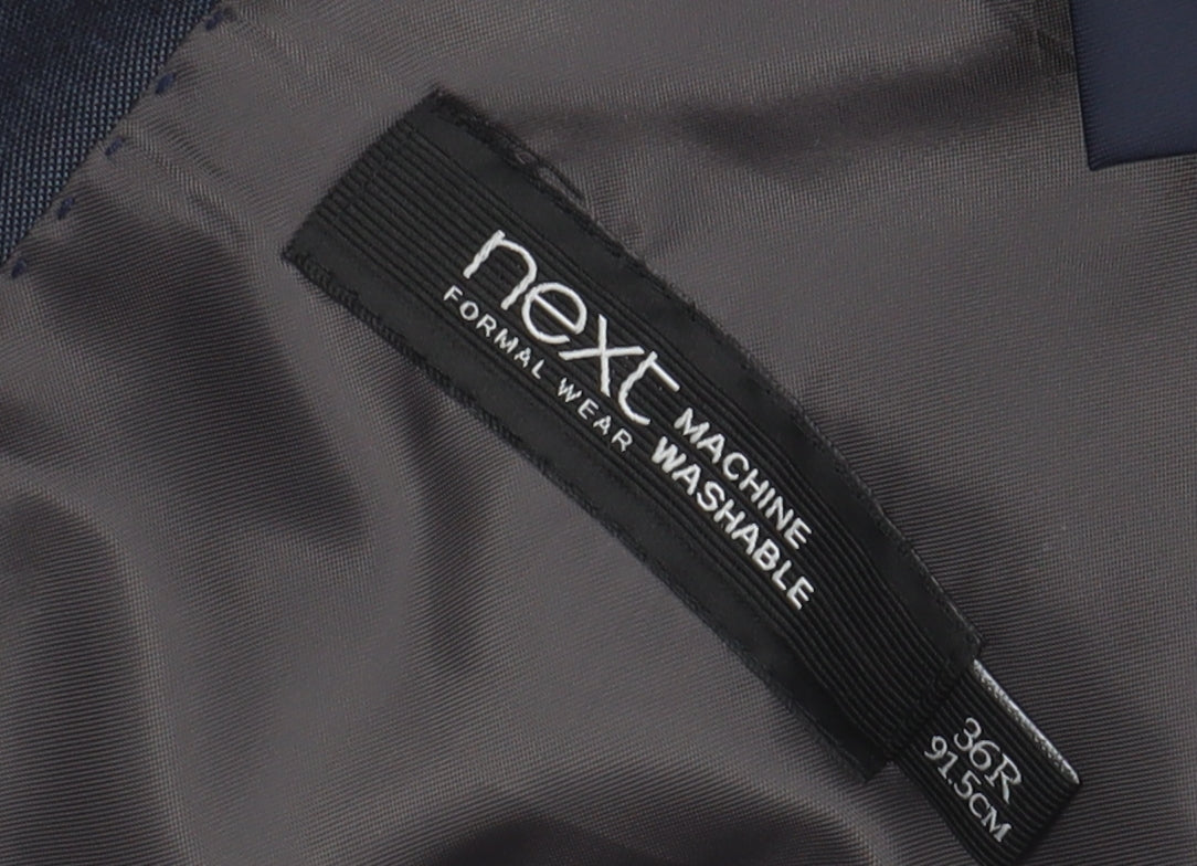 Mens UK Size 36 NEXT Regular Blue Suit 2 Piece