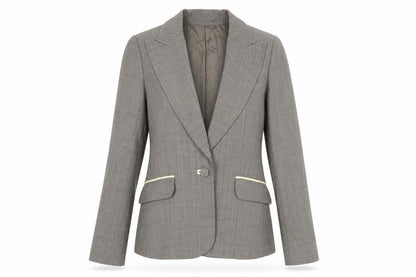 Womens UK Size 8 H&M Regular Brown Suit Jacket