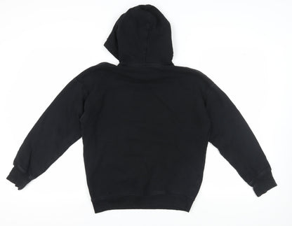 H&M Boys' Black Panther Pullover Hoodie, Black, Size 12
