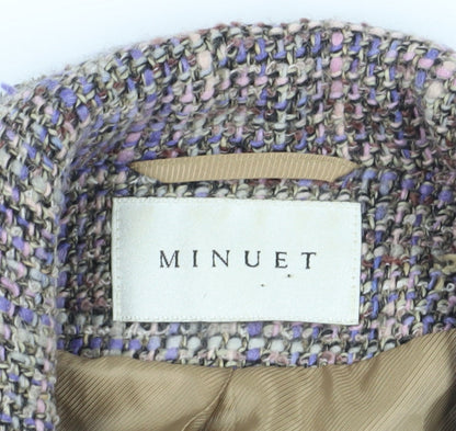 Minuet Women’s Multicoloured Bouclé Blazer Size 10