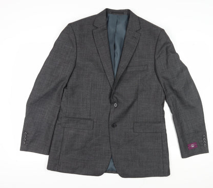 Mens UK Size 42 Moss Esq. Regular Grey Suit Jacket