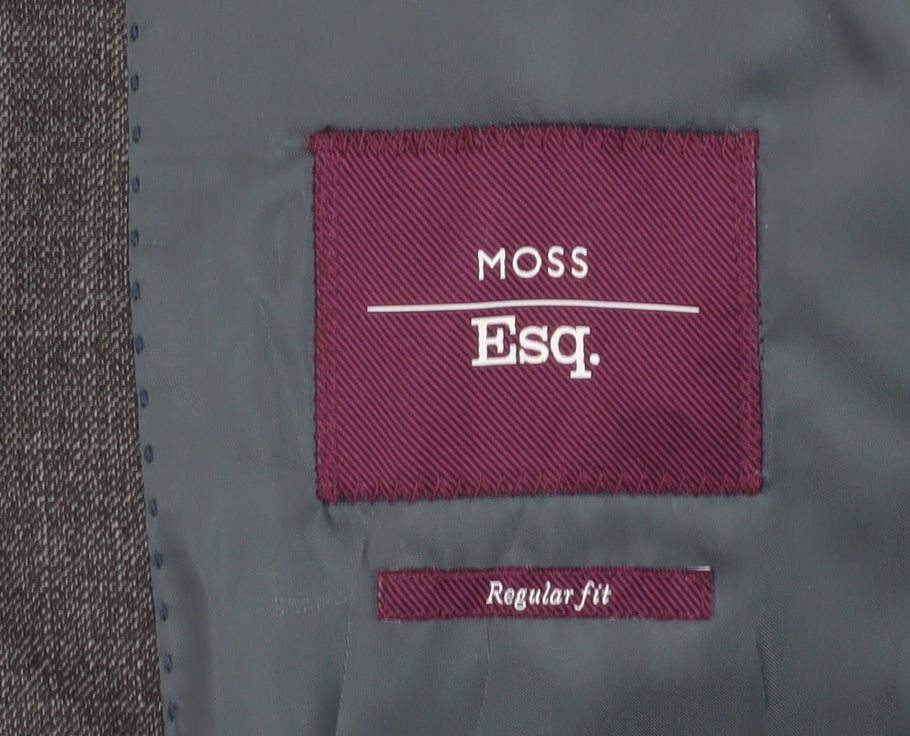 Mens UK Size 42 Moss Esq. Regular Grey Suit Jacket